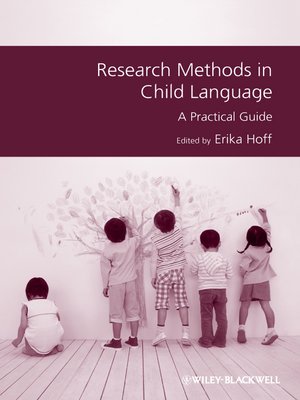 cover image of Research Methods in Child Language